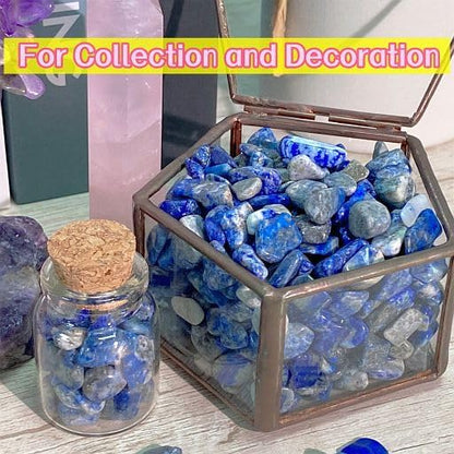 YATOJUZI Lapis Lazuli Aquarium Gravel Rocks Bulk Wholesale Tumbled Crystals - Image 4