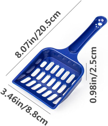 Plastic Cat Litter Scoop Long Handle Cat Litter Scoop Pet Sand Cleaning Scoop - Image 2