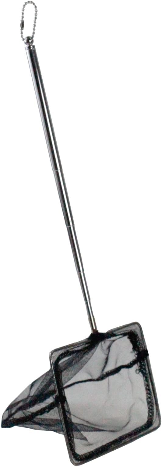 AQUANEAT Aquarium Net with Extendable Long Handle, Adjustable Wastes Skimming by Aquaneat
