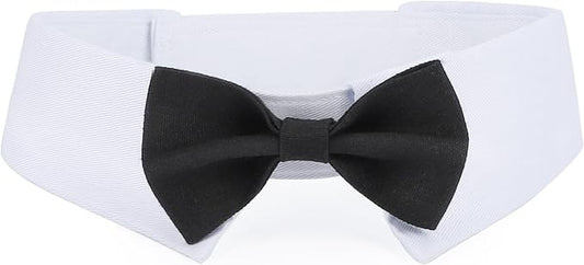 Segarty Dog Bow Tie for Neck Girths 16.5-21.2 in, Adjustable Bowtie Collar for by Segarty