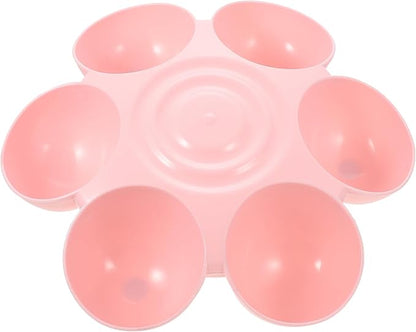 Multipurpose Flowers Pet Feeding Bowl 14.17 Inch Plastic Cat Feeder Dog Treats by Hemobllo