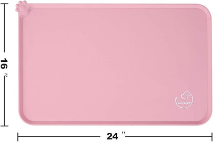 Silicone Waterproof Dog Cat Pet Feeding Mats, Non Slip, Easy Clean Pet Dog Cat - Image 3