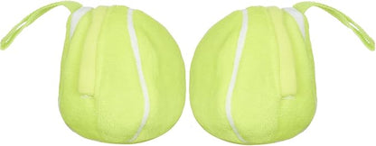 PetDroid 2 Pack Replacement Dog Ball Tennis Plush Cover by Petdroid