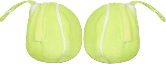 PetDroid 2 Pack Replacement Dog Ball Tennis Plush Cover by Petdroid