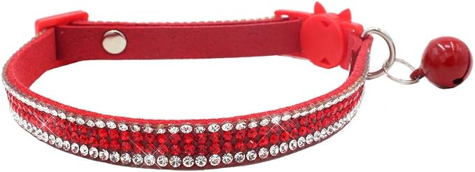 THAIN Basic Adjustable Cat Collar Bling Diamond Breakaway by THAIN