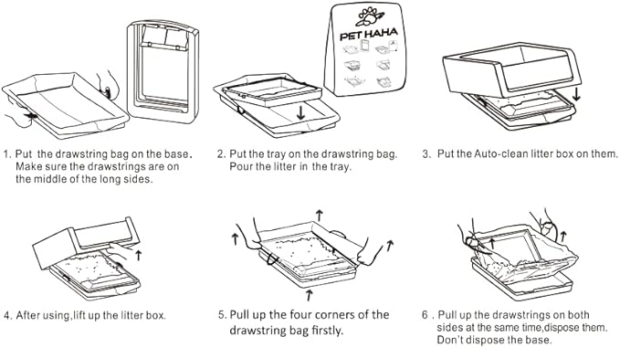 Crystal Cat Litter and Disposable Litter Trays 5 Sets Compatible - Image 8