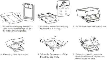 Crystal Cat Litter and Disposable Litter Trays 5 Sets Compatible - Image 8