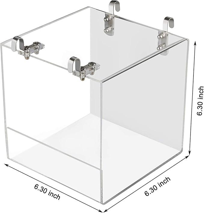 Hanging Bird Bath Cube Bird Bathtub Bath Shower Box Bowl Cage Accessory - Image 2