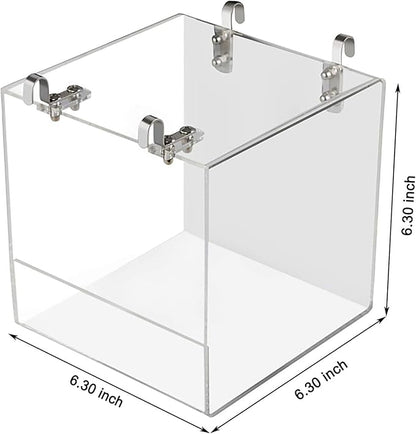 Hanging Bird Bath Cube Bird Bathtub Bath Shower Box Bowl Cage Accessory - Image 2