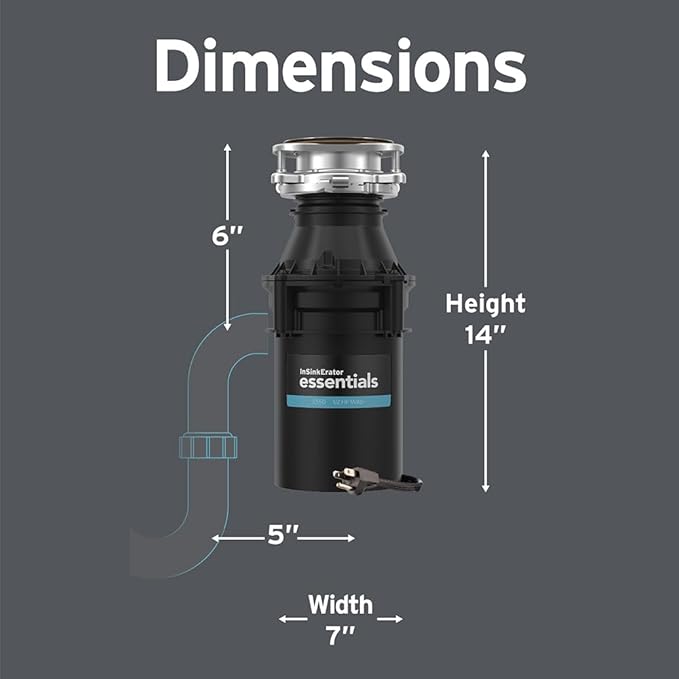 InSinkErator Essentials ES50 Kitchen Garbage Disposal - Image 3