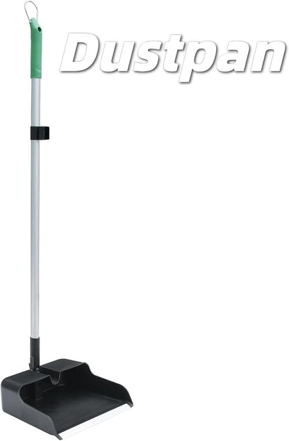 35 Inch 15-Tine Leaf Rake and Dustpan Set, Handle Yard Tool - Image 3