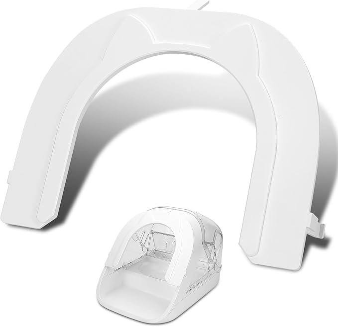 Front Cover for Automatic Micro Chip Pet Feeder, Prevent Pets Competing for by YOIHABV