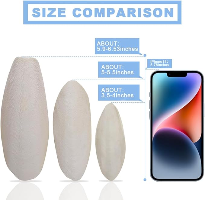 Jmxu's 3.5"-4" Cuttlebone for Birds Parakeets, Cuddle Bone - Image 6