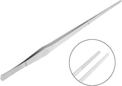 Vaincre 2PCS Long Tweezers, 15 inch Curved Aquascaping Tools, Stainless Steel - Image 4