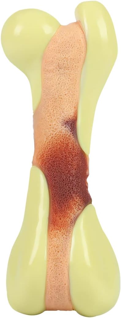 Tikaton Dog Chew Toys for Aggressive Chewers, Peanut Butter Flavor Durable Dog by Tikaton