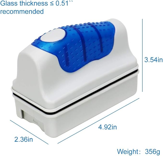 Jasonwell Magnetic Aquarium Fish Tank Glass Algae Glass Cleaner Scrubber - Image 4