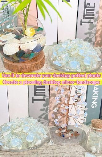 YATOJUZI Opal Aquarium Gravel Rocks Bulk Wholesale Tumbled Crystals Stones - Image 5
