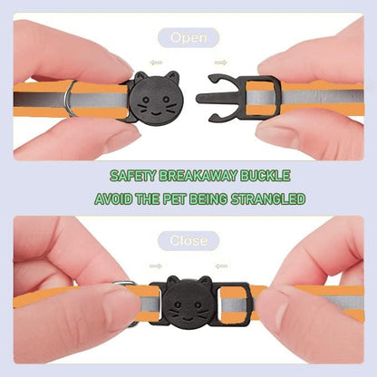2 Pack Cat Collars Quick Release Reflective Kitten Collar - Image 2