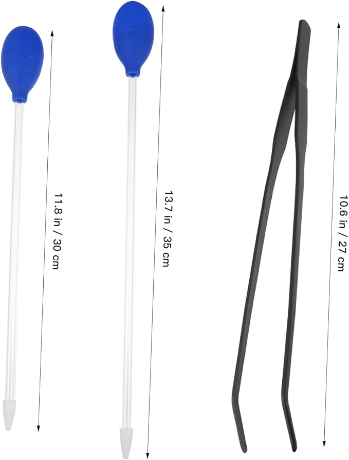 Yardwe 4pcs Aquarium Tank Cleaner Tools Set Tweezers Pipette Easy Water Change - Image 4