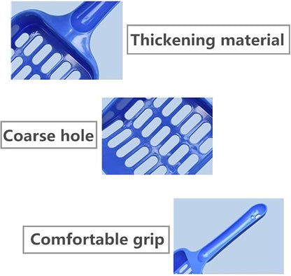 Plastic Cat Litter Scoop Long Handle Cat Litter Scoop Pet Sand Cleaning Scoop - Image 3