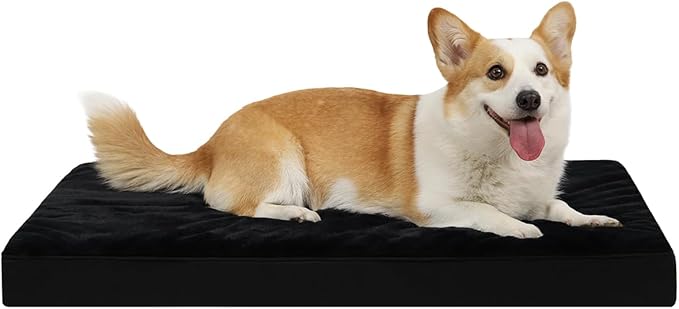 KSIIA Orthopedic Dog Bed Crate Waterproof Pet Mats by KSIIAPetProducts
