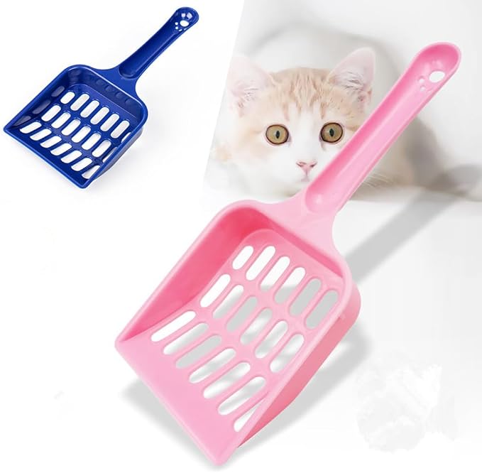 Plastic Cat Litter Scoop Long Handle Cat Litter Scoop Pet Sand Cleaning Scoop - Image 6