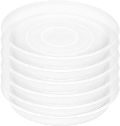 2 Pack of 8 inch Plant Saucer Clear, Heavy Duty Plastic Plant Water Tray 8 inch - Image 8