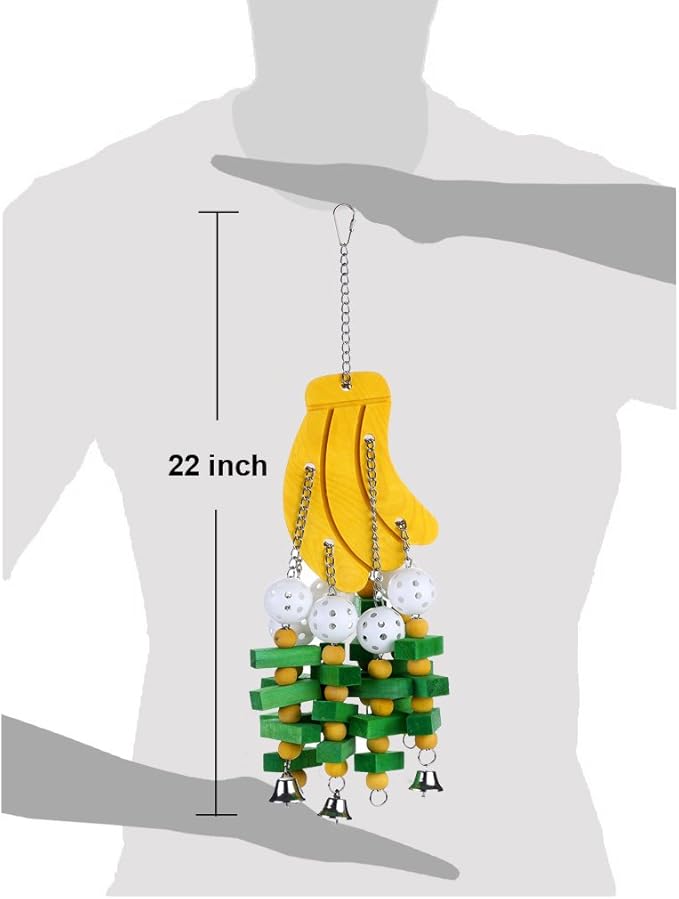 Bird Chewing Toy Large Medium Parrot Cage Bite Toys African Grey Macaws - Image 2