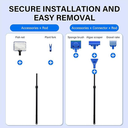 5 in 1 Fish Tank Cleaner Kit Aquarium Cleaning Tools - Image 5