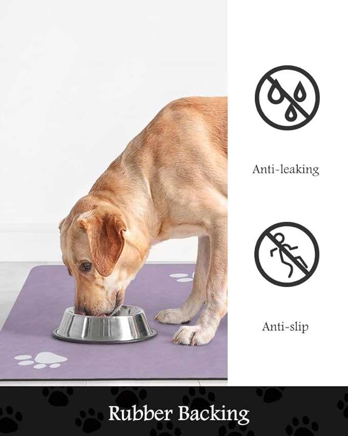 Pet Feeding Mat-Absorbent Dog Mat - Image 5