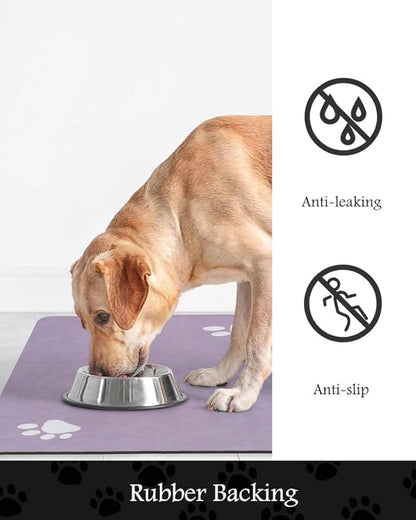 Pet Feeding Mat-Absorbent Dog Mat - Image 5