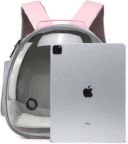 Small Animal Carrier Guinea Pig Backpack, Transparent, Breathable Backpack - Image 4