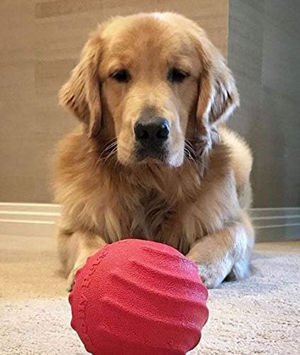 Jolly Pets Tuff Tosser Bouncing Ball Tog Toy/Treat Holder, 4 Inches, All Breed - Image 2