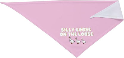 Silly Goose on The Loose Triangle Dog Bandana, Summer Bandana Funny Triangle - Image 4