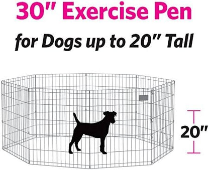 MidWest Homes for Pets Folding Metal Puppy / Dog Exercise Pen, Indoor/Outdoor - Image 4