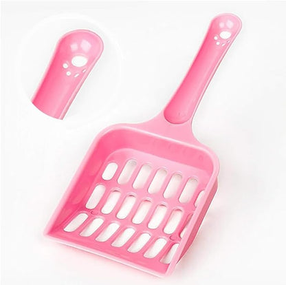 Pink Cat Litter Scoop, Tray by Unknown