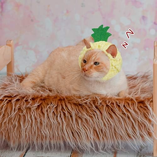 Weewooday 5 Pieces Cat Costume Christmas Bunny Hat Outfit - Image 6