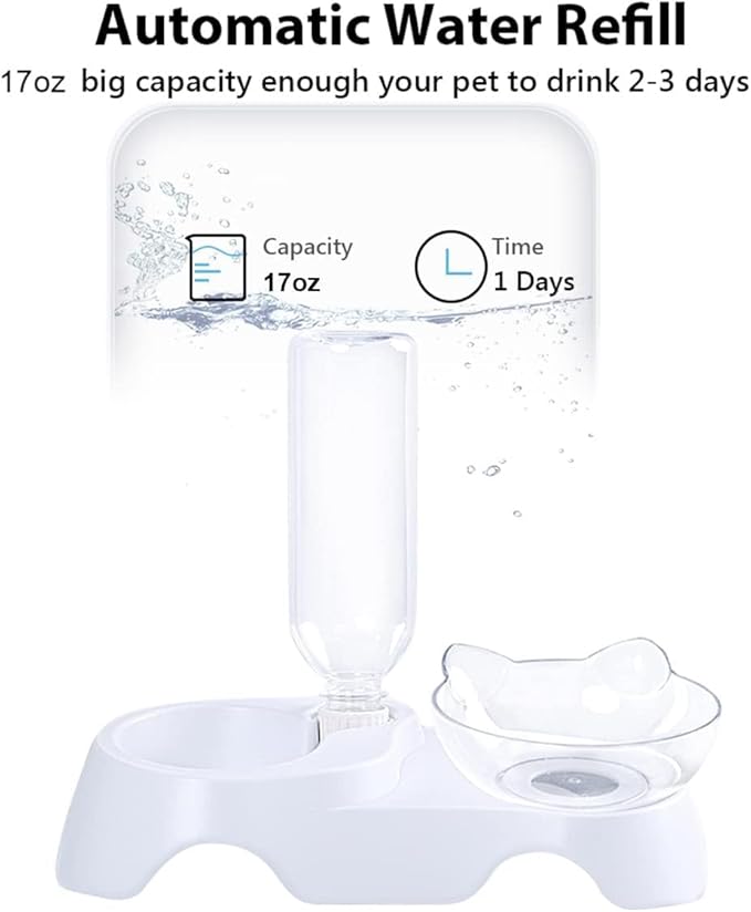 MILIFUN Double Dog Cat Bowls - Image 3