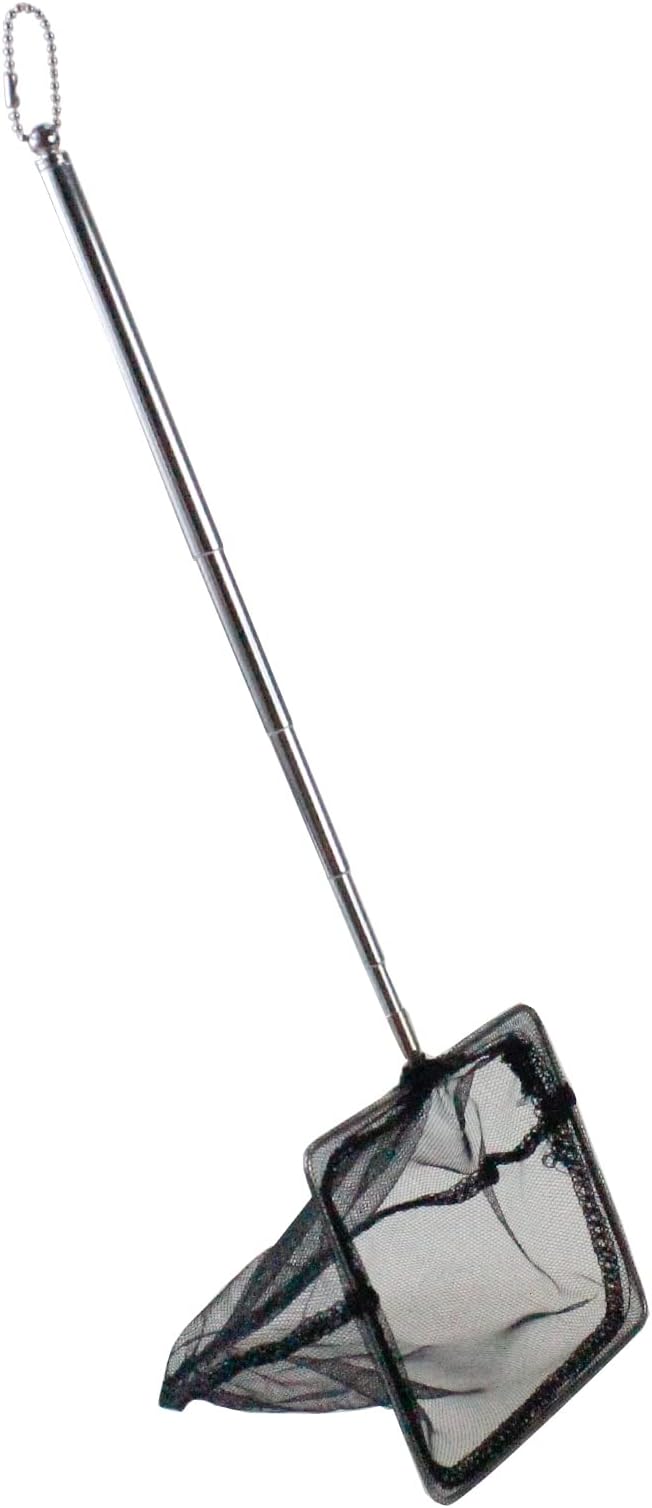 AQUANEAT Aquarium Net with Extendable Long Handle, Adjustable Wastes Skimming by Aquaneat
