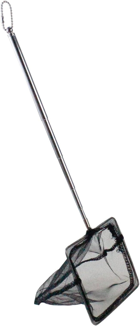 AQUANEAT Aquarium Net with Extendable Long Handle, Adjustable Wastes Skimming by Aquaneat
