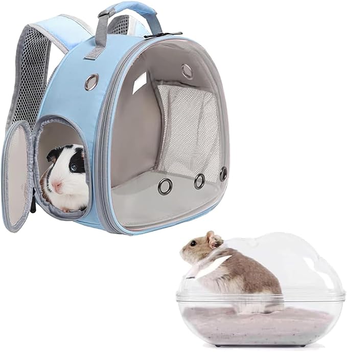 Portable Travel Backpack Habitat by LightUpYourPetsLife