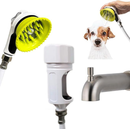 Wondurdog LARGE Sized Bathtub Spout and Garden Hose Attachment Dog Wash Kit by Wondurdog