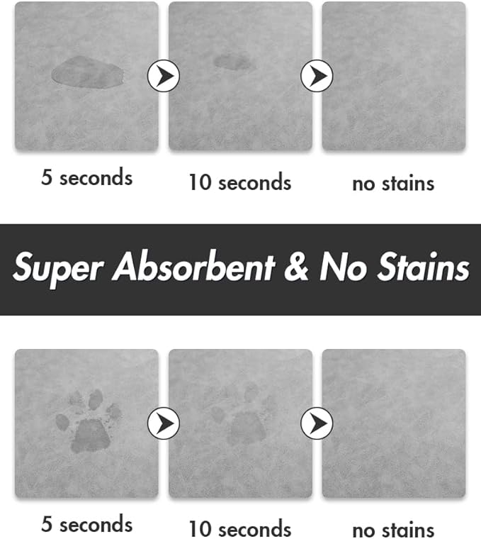 MontVoo-Absorbent Pet Feeding Mat-No Stains Pet Mat - Image 2