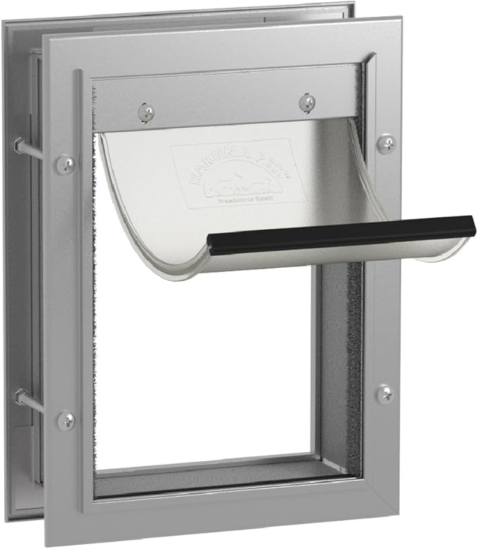 Hakuna Pets Deluxe Aluminum Pet, Cat and Dog Door by HakunaPets