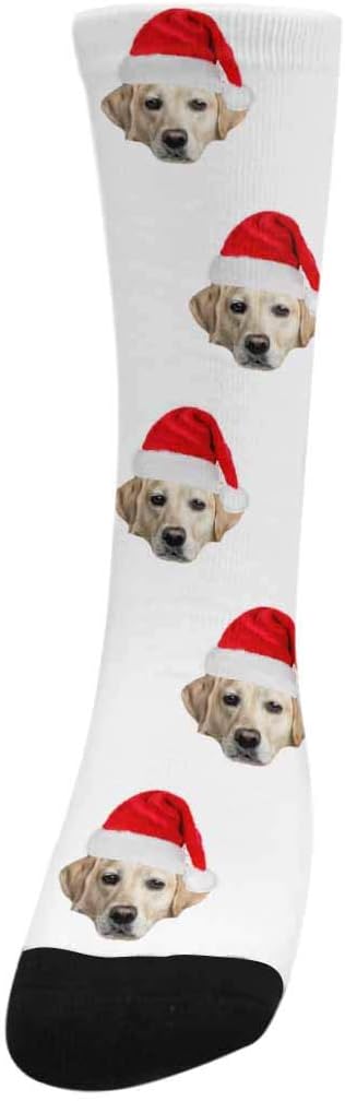 Custom Face Socks, Personalized Dog Lover Pet Photo Picture on Socks Unisex - Image 2