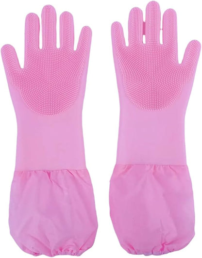 Dog Bathing Gloves by Unknown