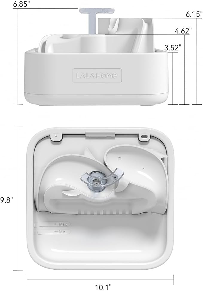 Dog Water Fountain Cat Automatic Water Bowel 3-Stage Design - Image 9
