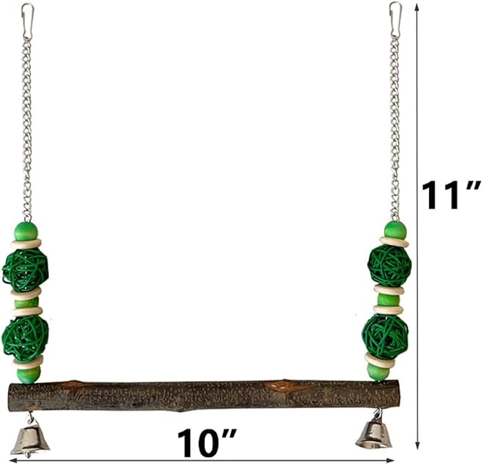Bird Swing Conure Toys, Parrot Climbing Hammock - Image 3