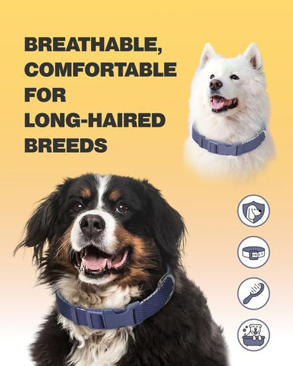 Dynmeow Soft and Breathable Cotton Dog Collar, Durable Adjustable Heavy-Duty - Image 5
