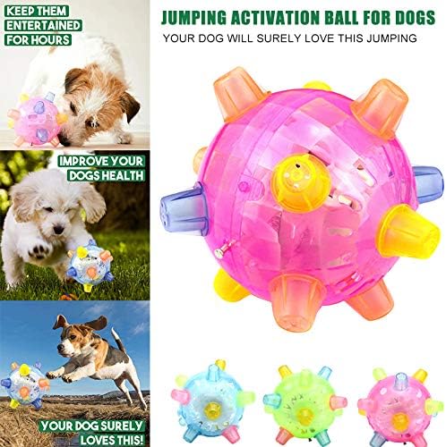 Arinda Jumping Activation Ball for Dogs Flashing Ball Light Sounds Jump - Image 2